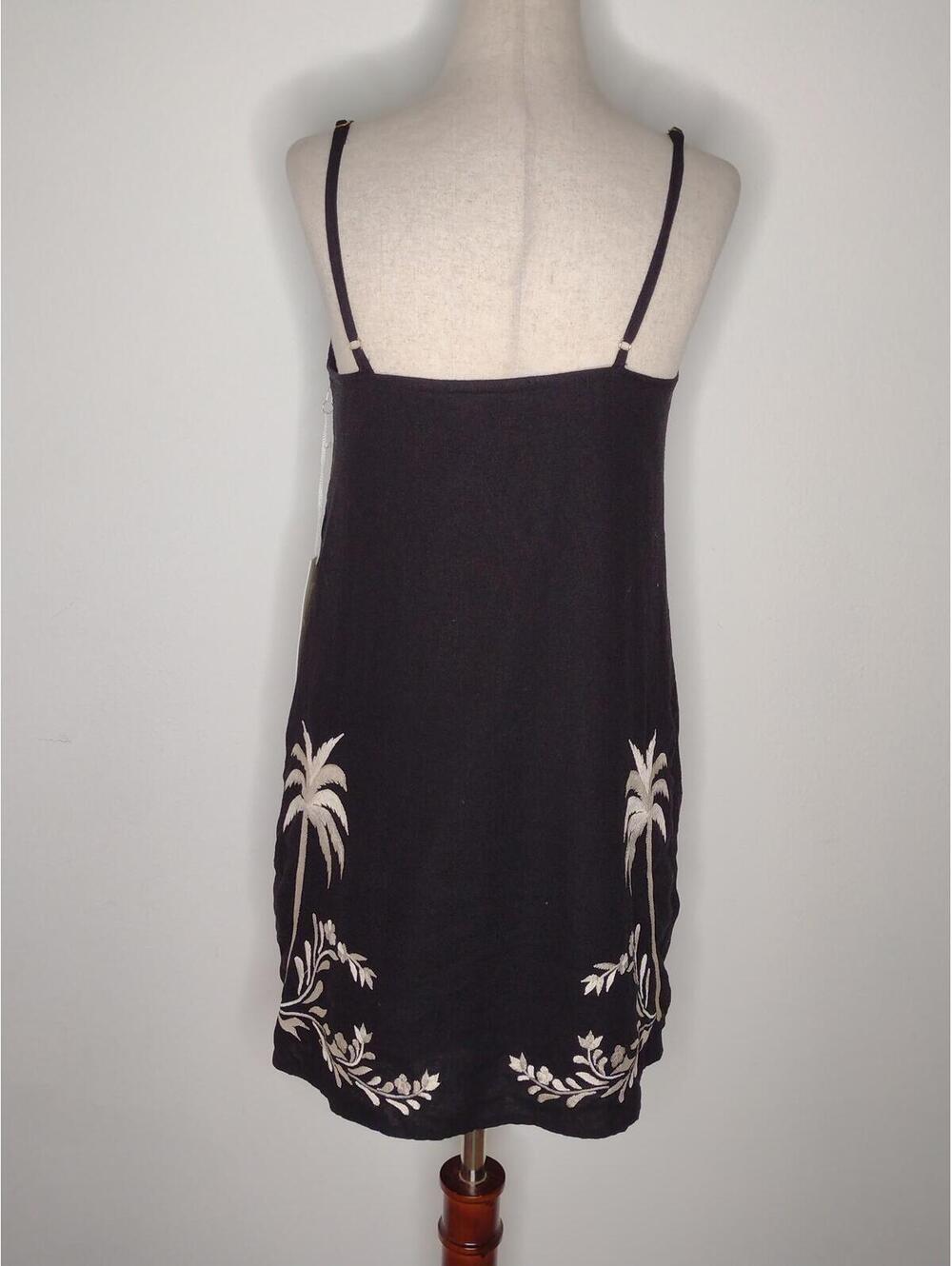 NWT Calypso Women's Black/White Tropical Dress Size XS - Picture 6 of 9